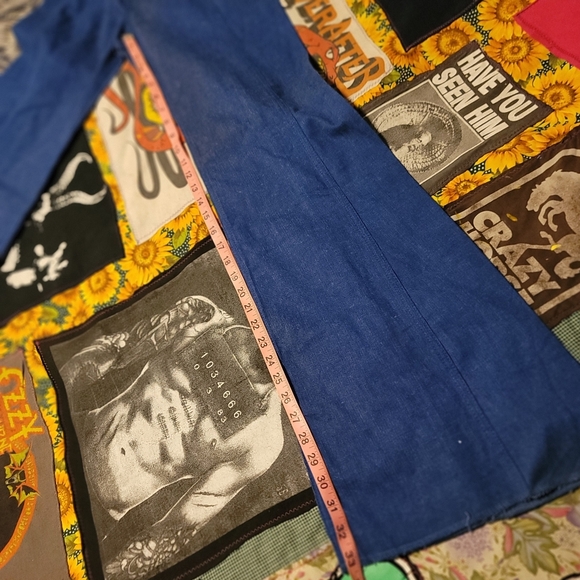 BIG-ELY BEAUTIFUL JEANS Deadstock 70's Rare Sailor Flares - Picture 4 of 12